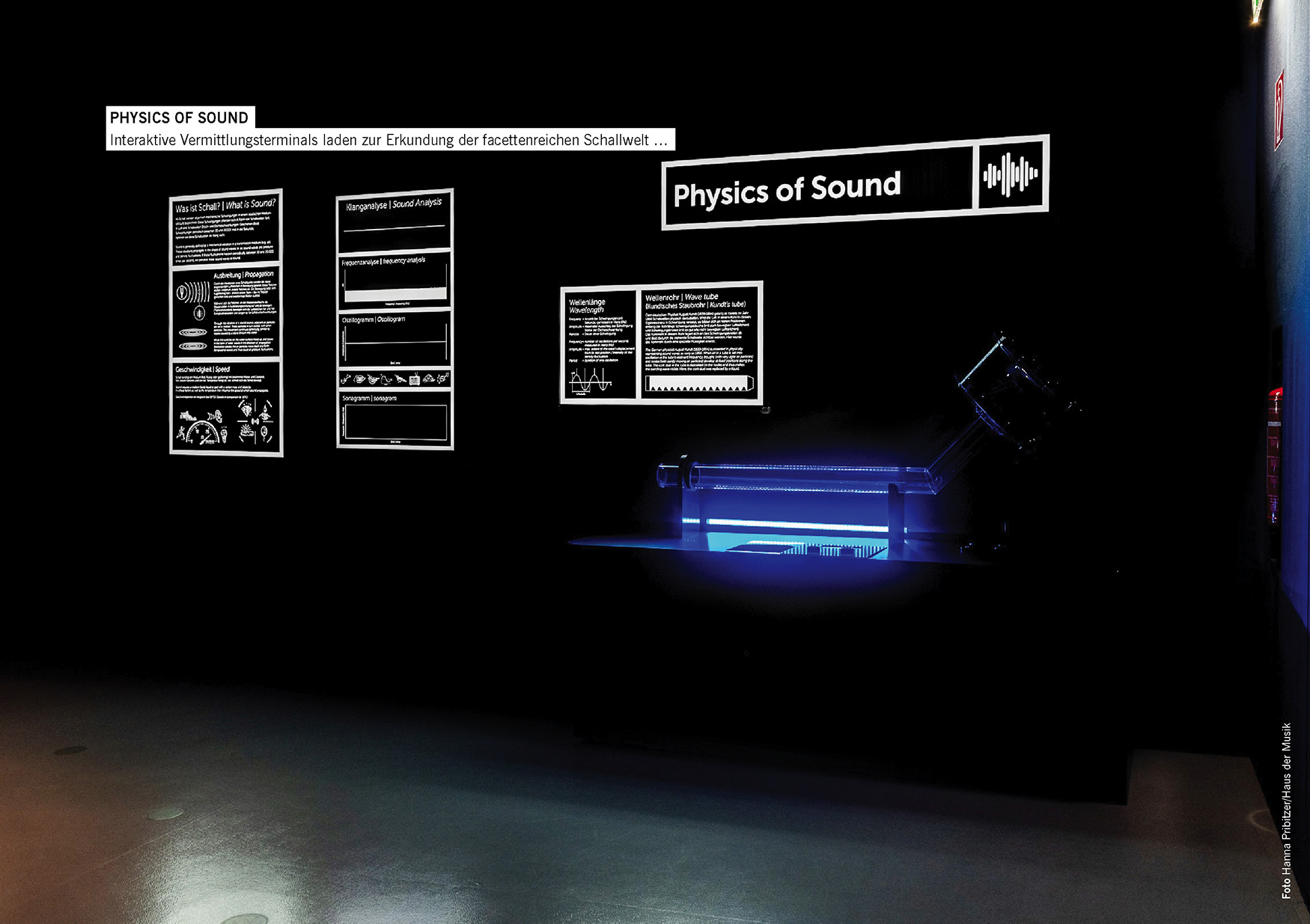 PHYSICS OF SOUND: Interaktive Vermittlungsterminals laden zur Erkundung der facettenreichen Schallwelt …